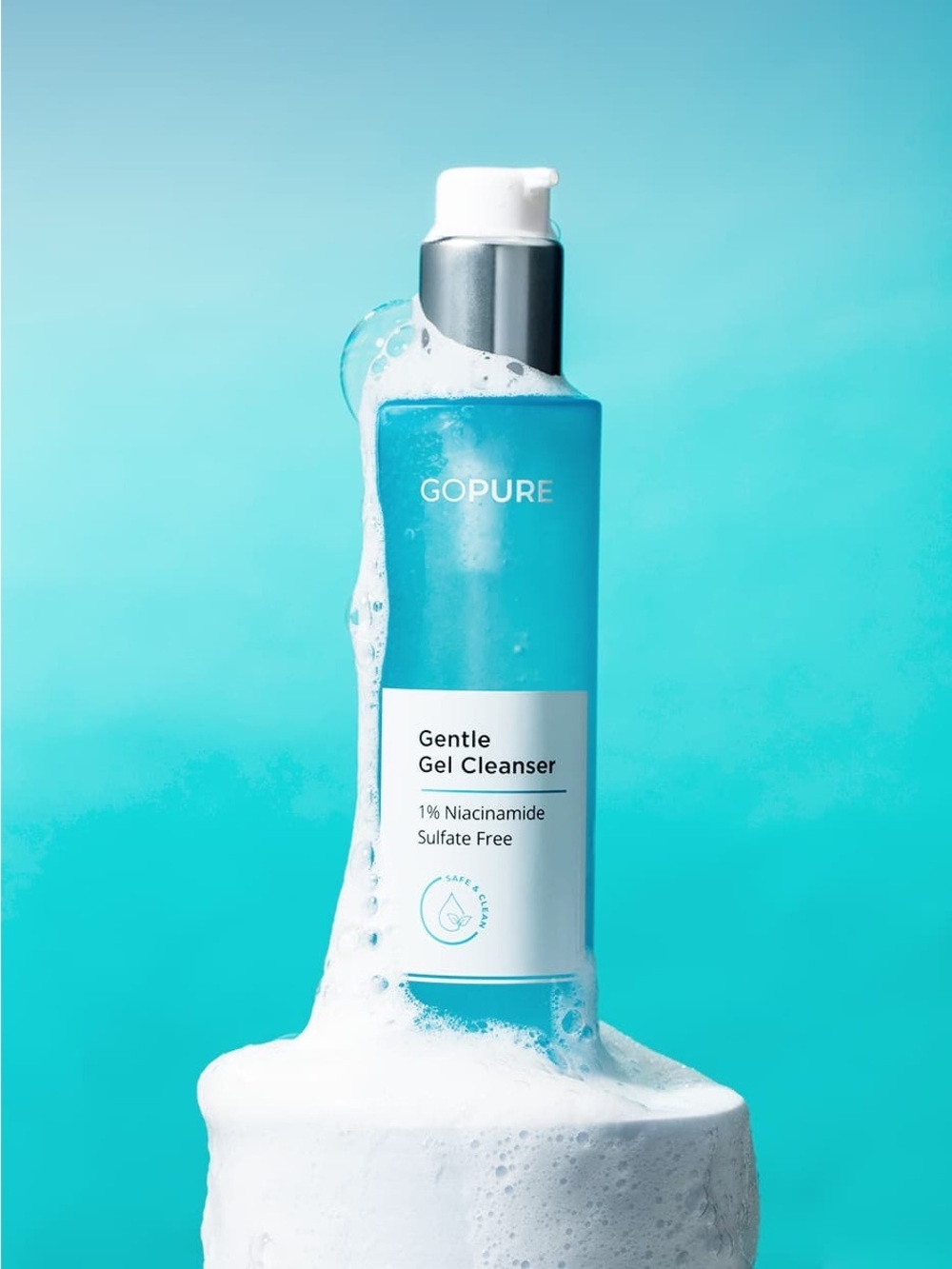 NIB GoPure Gentle Gel Cleanser, 1 fl oz (30ml)